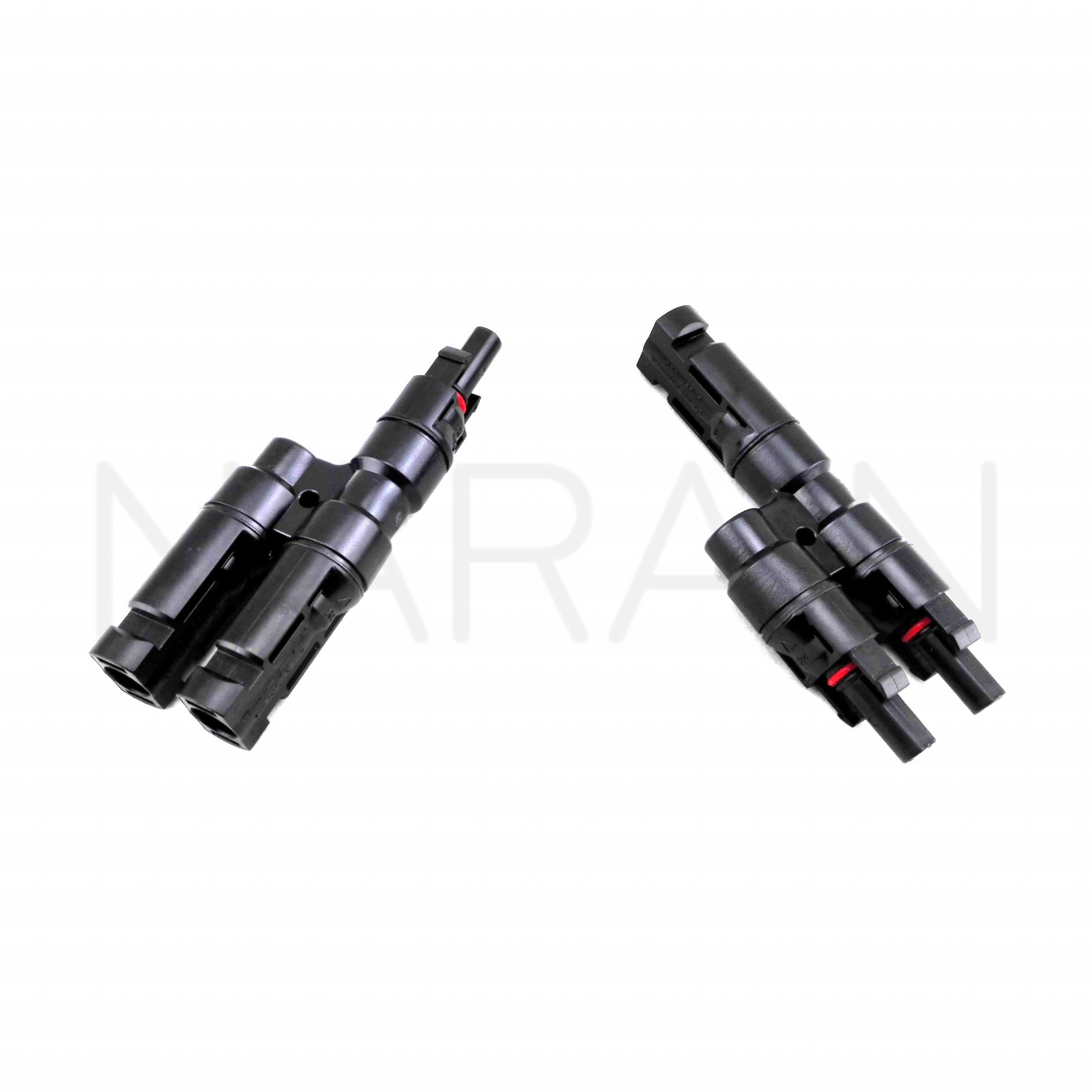 Solar Panel Branch Dual Connector Pair (M/F) – Compatible with MC4