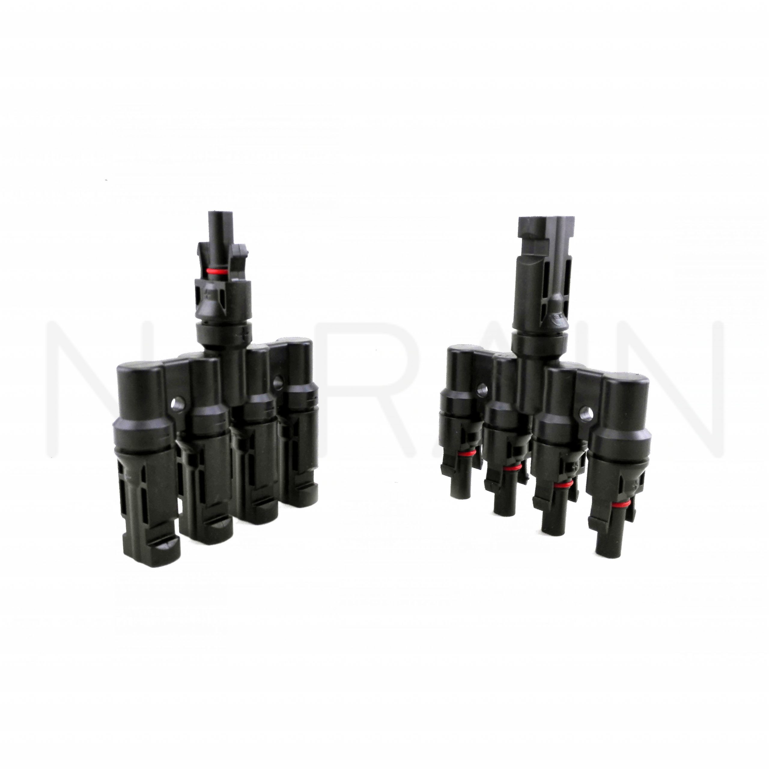 Solar Panel Quad Connector Pair (M/F) – Compatible with MC4 - Image 2