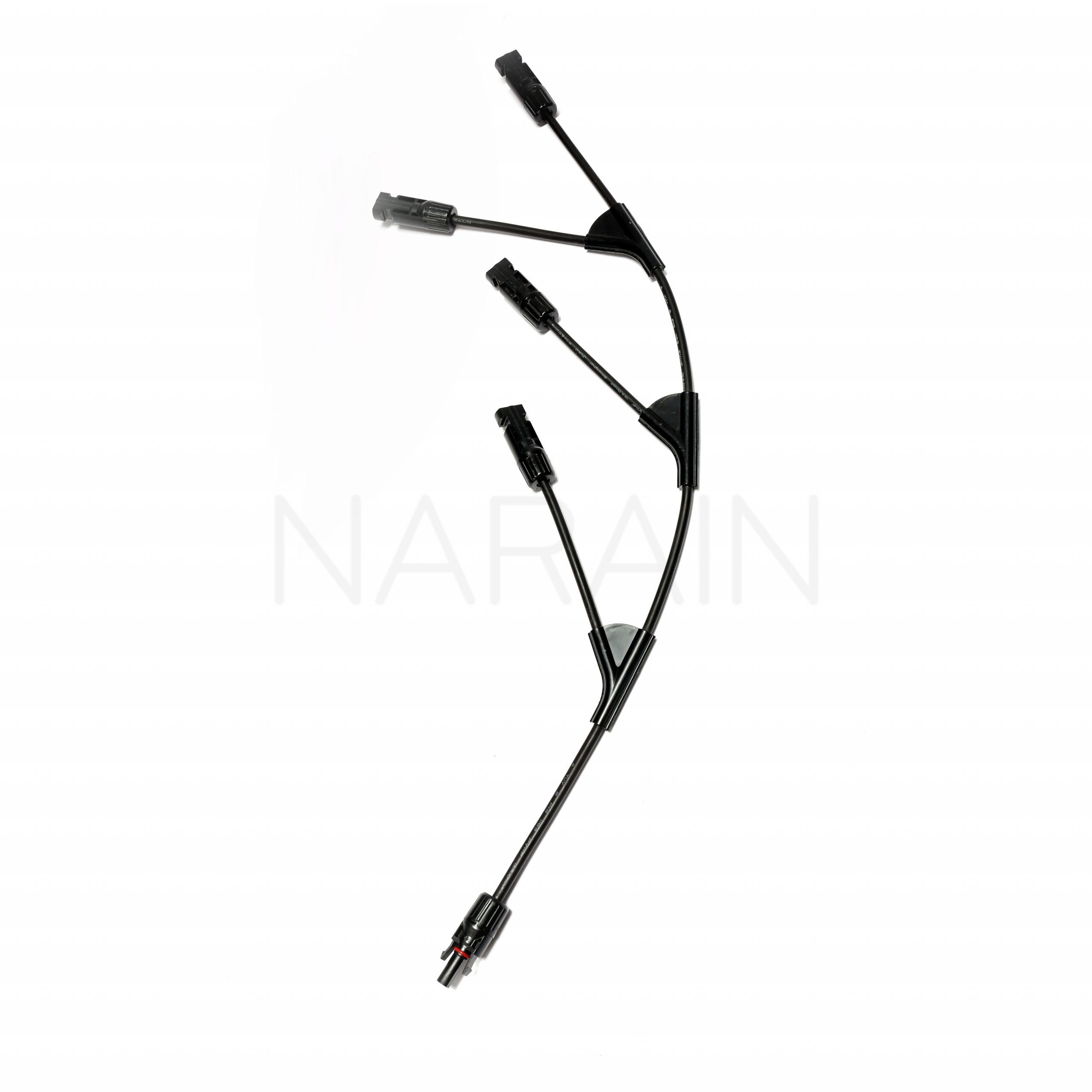 x1 Solar Quad Connector (Tree Connector) with 64cm Cable – Compatible with MC4 - Image 2