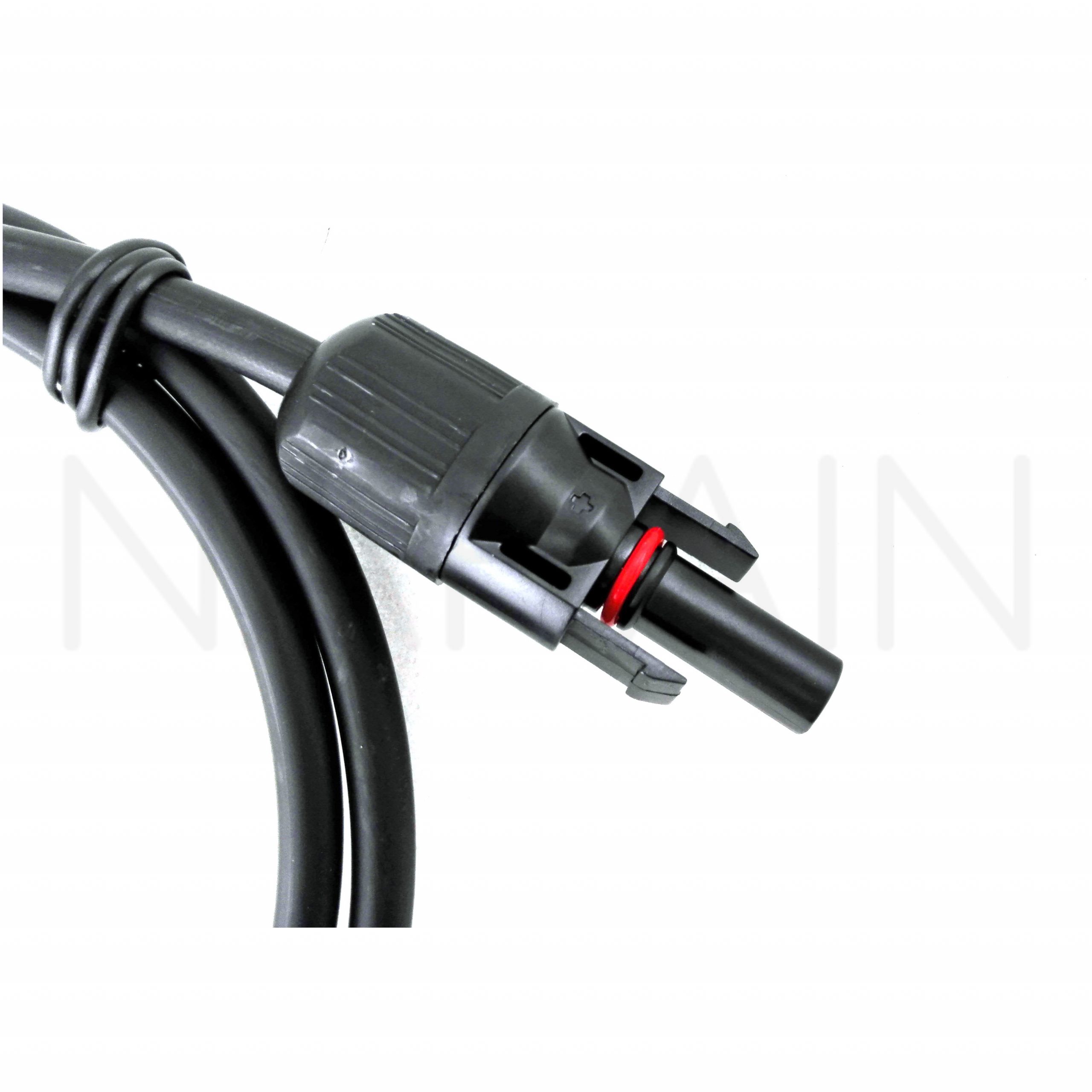 4mm Solar Panel Cable Pre-crimped with Connectors M/F Pair 1-20m