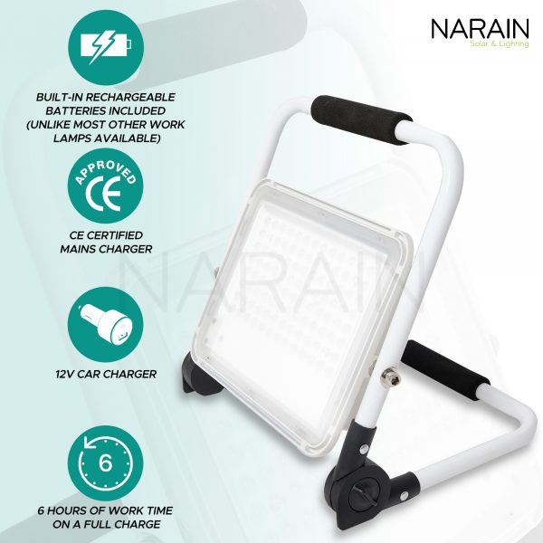 Rechargeable LED Work Lights – Battery Included – 6 Hours Work Time - Image 3