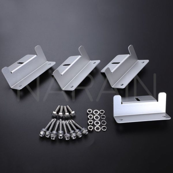 8 Piece Solar Panel Mounting Z Bracket Kit with Bolts, Washers Etc - Image 7