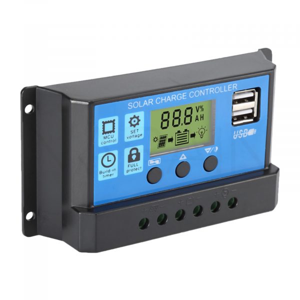 Charge Controller for Solar Panel Installations – 10A / 20A / 30A