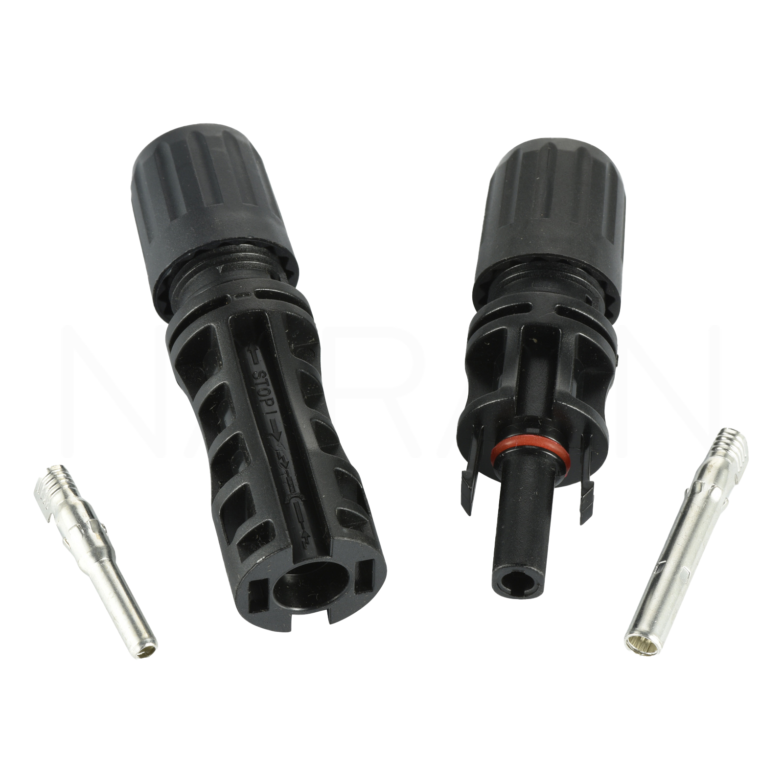 High Voltage Solar Panel Connectors – Male and Female Pairs – Compatible with MC4