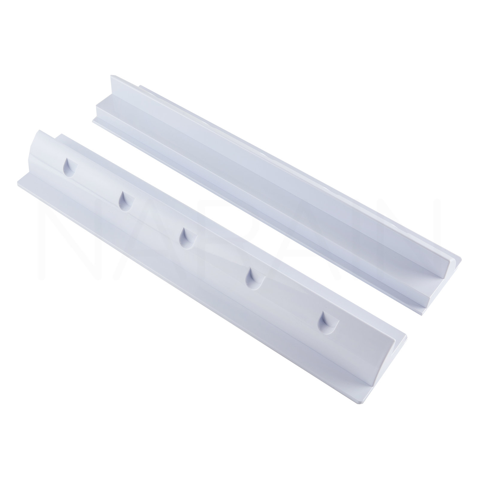 2 Aero Side Spoiler Brackets 150cm (White)