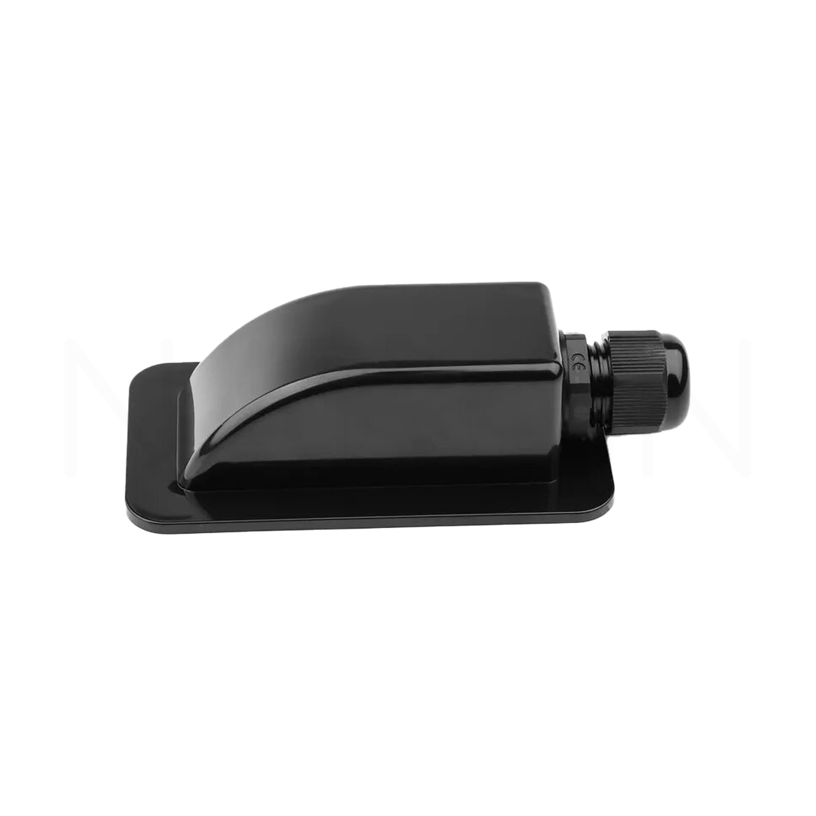 Single Entry Plastic Gland Box – Black