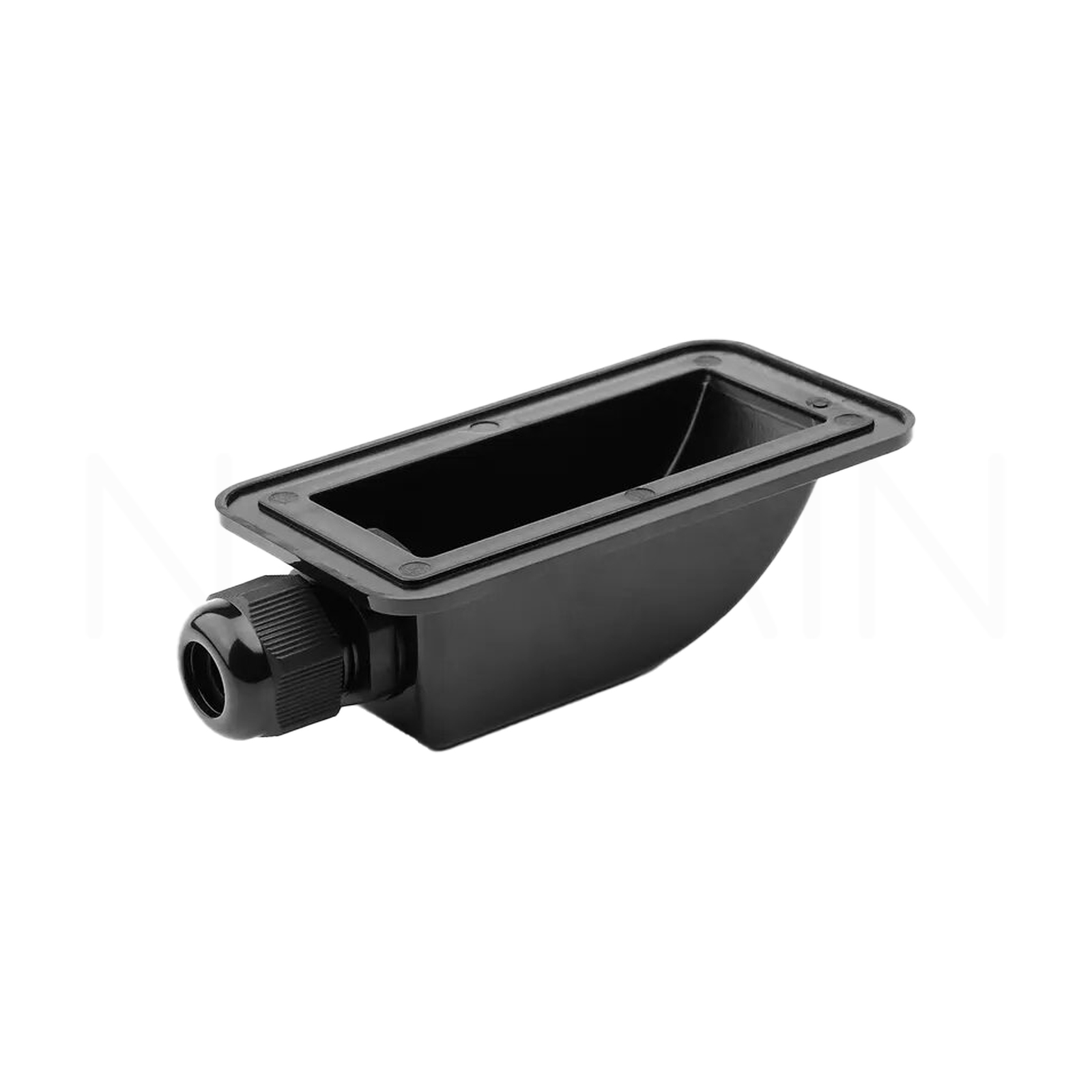 Single Entry Plastic Gland Box – Black - Image 2